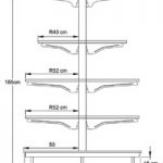 قفسه گرد طرح کیک