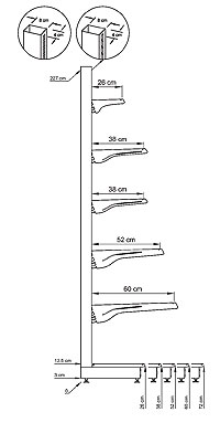 قفسه 1 طرفه قفسه 1 طرفه